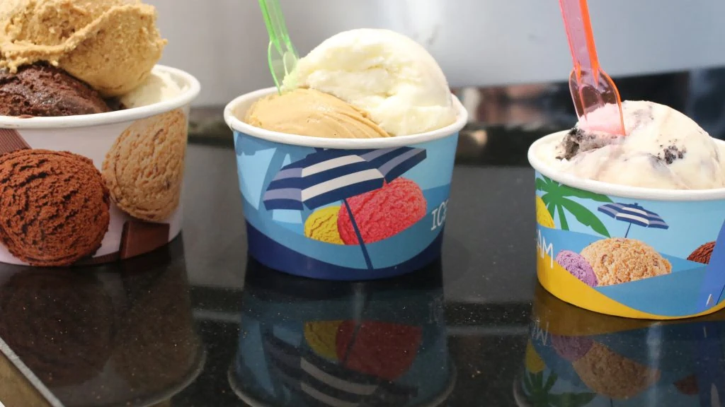 Personalized paper ice cream cups 4 Personalized paper ice cream cups 4